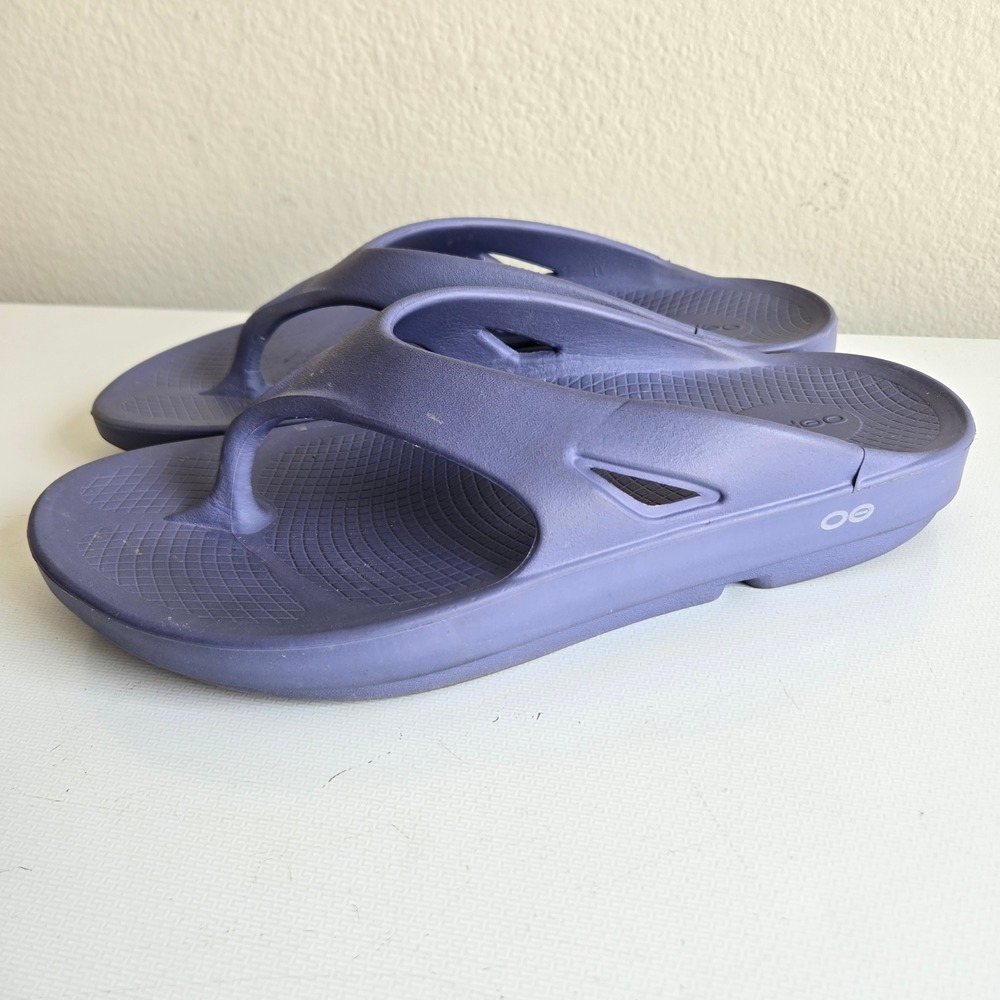 OOFOS OOriginal Recovery Sandals Slate Purple Men 10 Women 12 EU 43 Flip Flops